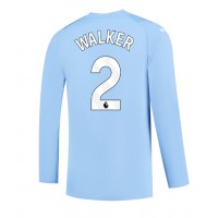 Pánský Fotbalový dres Manchester City Kyle Walker #2 2023-24 Domácí Dlouhý Rukáv